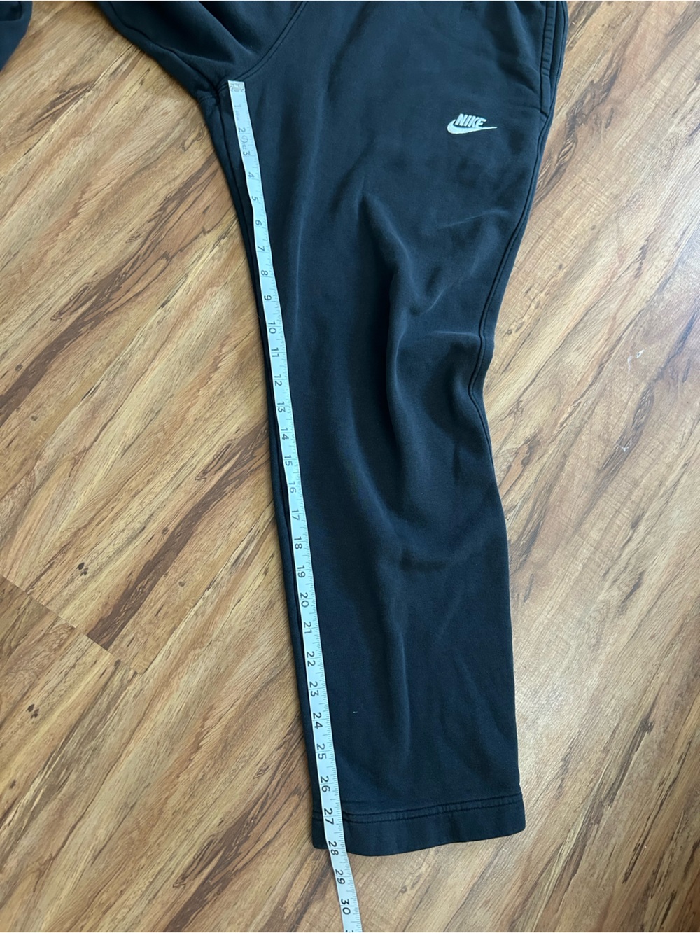 Nike Fleece Straight Leg Sweatpants Black Mens Size XL - Picture 9 of 9